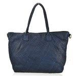 Load image into Gallery viewer, BZNA Bag Rosi Blau Italy Vintage Schultertasche Designer Damen Handtasche
