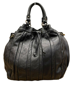 BZNA Bag Thora Schwarz Italy Designer Damen Handtasche Schultertasche Tasche