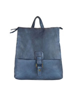 Load image into Gallery viewer, BZNA Bag Piana Blau braun Italy Rucksack Backpacker Designer Tasche

