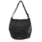 Load image into Gallery viewer, BZNA Bag Hazel Black Italy Designer Beutel Umhängetasche Damen Handtasche Leder
