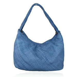 BZNA Bag Sanja Blau Italy Designer Damen Handtasche Schultertasche Tasche