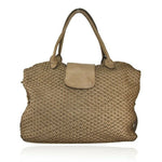 Load image into Gallery viewer, BZNA Bag Alesa Taupe Italy Designer Damen Ledertasche Handtasche Schultertasche
