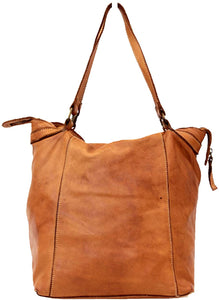 BZNA Bag Allegra grau Italy Designer Damen Handtasche Schultertasche Tasche Leder Shopper Neu