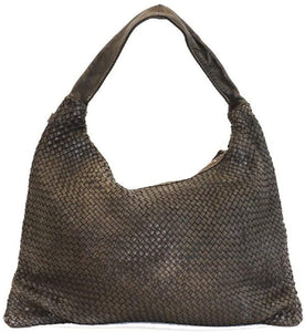 BZNA Bag Mattia Braun Italy Designer Damen Handtasche Schultertasche Tasche Leder Shopper Neu