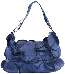 BZNA Bag Peppina blau Italy Designer Damen Handtasche Schultertasche Tasche Leder Shopper Neu