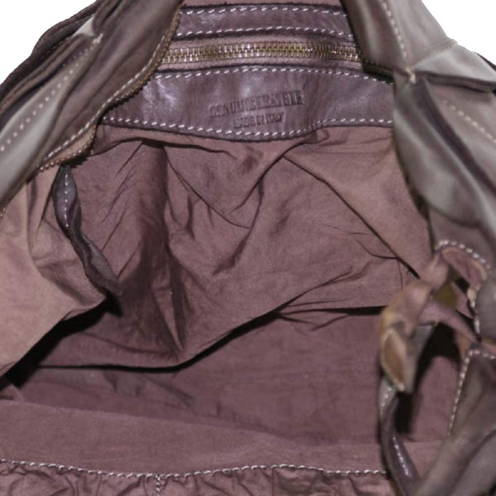 BZNA Bag Peppina braun Italy Designer Damen Handtasche Schultertasche Tasche Leder Shopper Neu