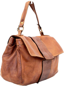 BZNA Bag Santa grün Italy Designer Damen Handtasche Ledertasche Schultertasche Tasche Leder Shopper Neu