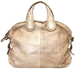 Load image into Gallery viewer, BZNA Bag Madrid beige Italy Designer Damen Handtasche Schultertasche Tasche Leder Shopper Neu
