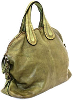 Load image into Gallery viewer, BZNA Bag Madrid grün Italy Designer Damen Handtasche Schultertasche Tasche Leder Shopper Neu
