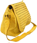 Load image into Gallery viewer, BZNA Bag Siena gelb Italy Designer Damen Handtasche Schultertasche Tasche Calf Leather Shopper Neu
