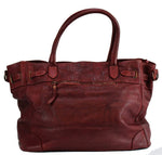 Load image into Gallery viewer, BZNA Bag Mila Weinrot vintage Italy Designer Business Damen Handtasche Ledertasche Schultertasche Tasche Leder Shopper Neu
