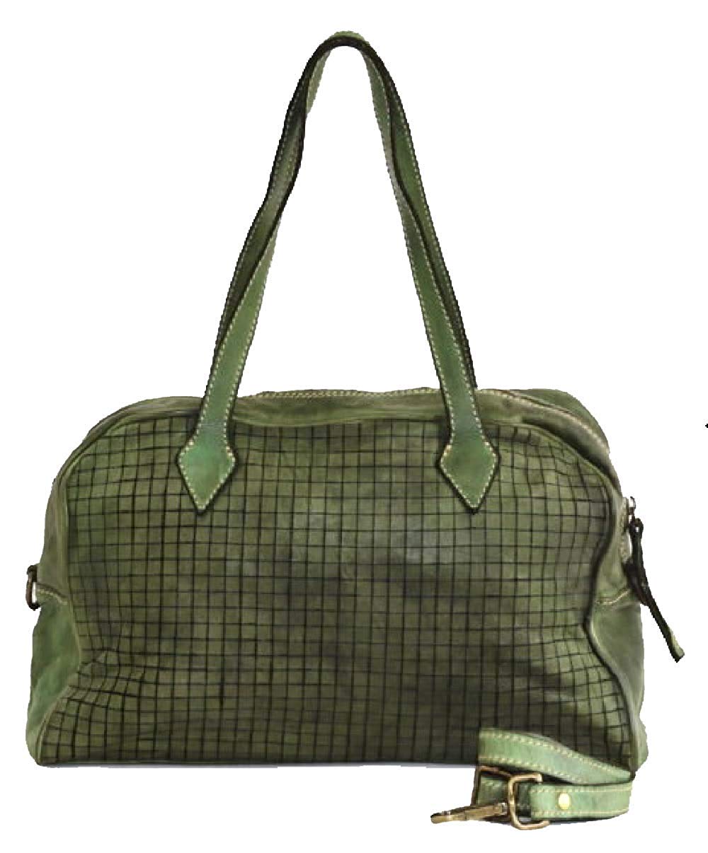 BZNA Bag Ines rot Italy Designer Damen Handtasche Schultertasche Tasche Leder Shopper Neu