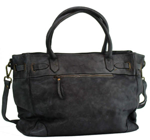 BZNA Bag Mila Taupe vintage Italy Designer Business Damen Handtasche Ledertasche Schultertasche Tasche Leder Shopper Neu