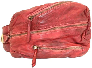 BZNA Bag Martin dunkelrot rot Italy Designer Gürteltasche Bauchtasche Fanny Bag Umhängetasche Schultertasche Tasche Leder Shopper Neu