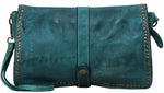 Load image into Gallery viewer, BZNA Bag Luna jeans blau Italy Designer Clutch Umhängetasche Ledertasche Damen Handtasche Schultertasche Tasche Leder Shopper Neu
