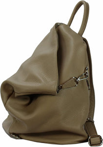 BZNA Bag Mara beige Backpacker Designer Rucksack Ledertasche Leder Neu