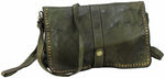 Load image into Gallery viewer, BZNA Bag Luna verde Italy Designer Clutch Umhängetasche Ledertasche Damen Handtasche Schultertasche Tasche Leder Shopper Neu
