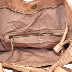 BZNA Bag Santa cognac Italy Designer Damen Handtasche Ledertasche Schultertasche Tasche Leder Shopper Neu