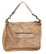 Load image into Gallery viewer, BZNA Bag Emilia beige Italy Designer Damen Handtasche Schultertasche Tasche Leder Shopper Neu
