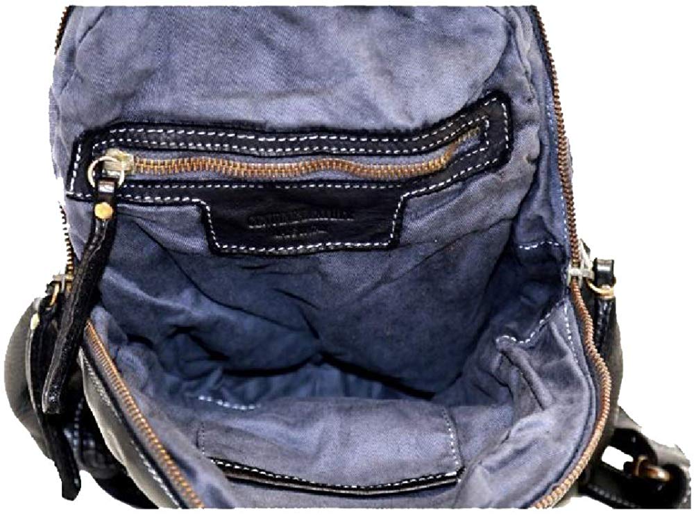 BZNA Bag Sam taupe Backpacker Designer Rucksack Damenhandtasche Schultertasche Leder Nappa Italy Neu