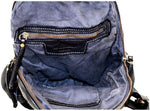 Load image into Gallery viewer, BZNA Bag Sam taupe Backpacker Designer Rucksack Damenhandtasche Schultertasche Leder Nappa Italy Neu
