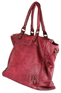 BZNA Bag Ella Weinrot Bordeaux Italy Designer Damen Handtasche Ledertasche Schultertasche Tasche Leder Shopper Neu