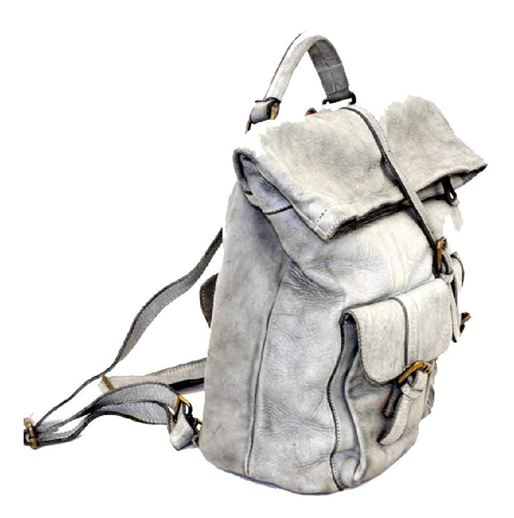 BZNA Bag Yago blau Backpacker Designer Rucksack Damenhandtasche Schultertasche Leder Nappa Italy Neu