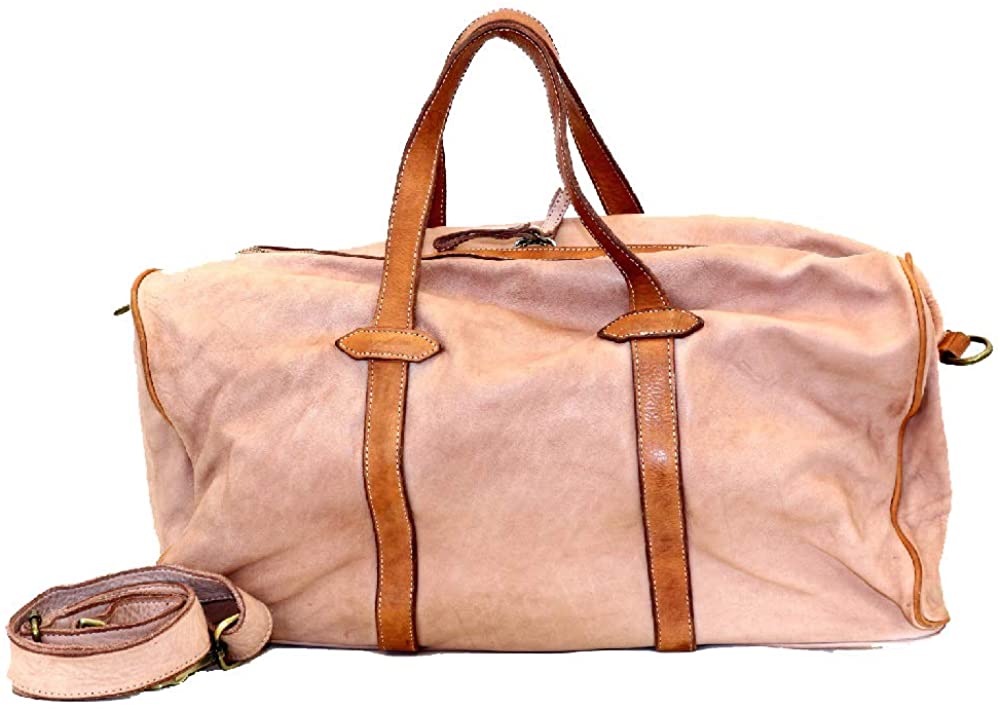 BZNA Bag Antonio cognac Italy Designer Weekender Damen Handtasche Schultertasche Tasche Leder Shopper Neu