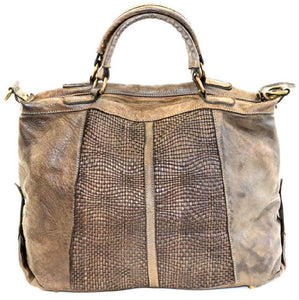 BZNA Bag Emely braun Italy Designer Damen Ledertasche Handtasche Schultertasche Tasche Leder Beutel Neu