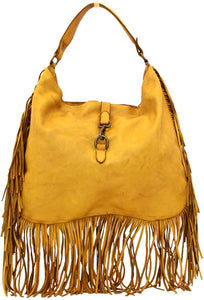 BZNA Bag Napoli gelb Italy Designer Damen Handtasche Ledertasche Schultertasche Tasche Leder Shopper Neu