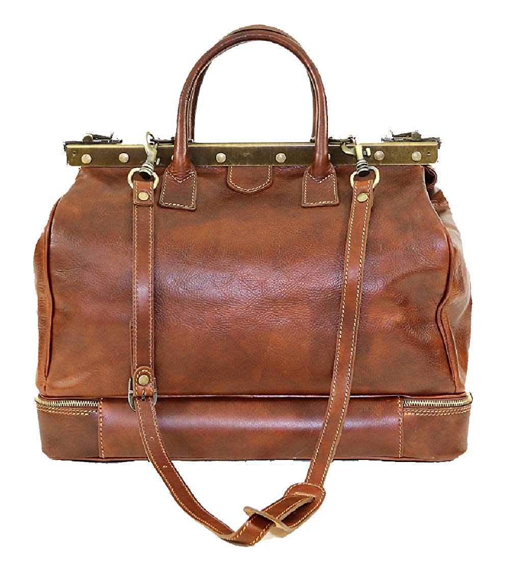 BZNA Firenze Bag Pietro cognac Aktentasche Reisetasche Business Bag Italy Designer Handtasche Schultertasche Tasche Leder Neu - B Z N A