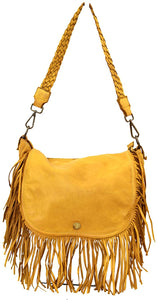 BZNA Bag Bari gelb Italy Designer Damen Handtasche Ledertasche Schultertasche Tasche Leder Shopper Neu