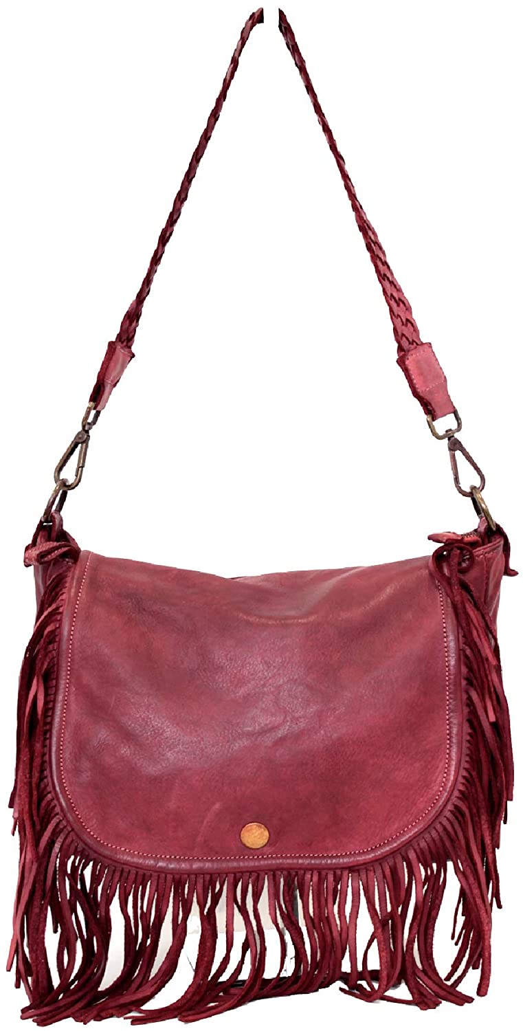 BZNA Bag Bari bordeaux Italy Designer Damen Handtasche Ledertasche Schultertasche Tasche Leder Shopper Neu