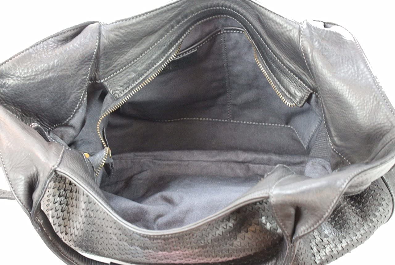 BZNA Bag Tia Schwarz nero black Italy Designer Damen Handtasche Schultertasche Tasche Leder Shopper Neu - B Z N A