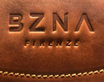 Load image into Gallery viewer, BZNA Firenze Juno cognac italy vegetable plant tanned leather handmade Florence Designer Ladies Handbag Leather Bag Shoulder Bag Leather New
