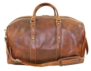 BZNA Firenze Bag Nicola Medio braun Weekender Reisetasche Business Bag Italy Handtasche Tasche Leder Neu