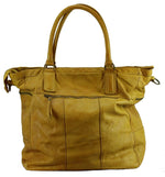 Load image into Gallery viewer, BZNA Bag Boney gelb Italy Designer Damen Handtasche Schultertasche Tasche Leder Shopper Neu
