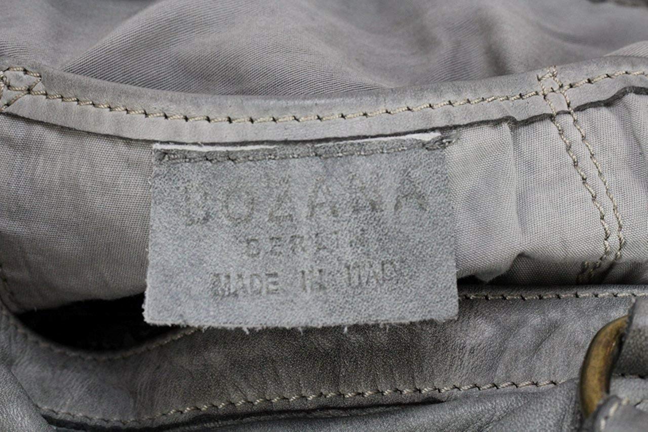 BZNA Bag Boney Grau grey Italy Designer Damen Handtasche Ledertasche Schultertasche Tasche Leder Shopper Neu