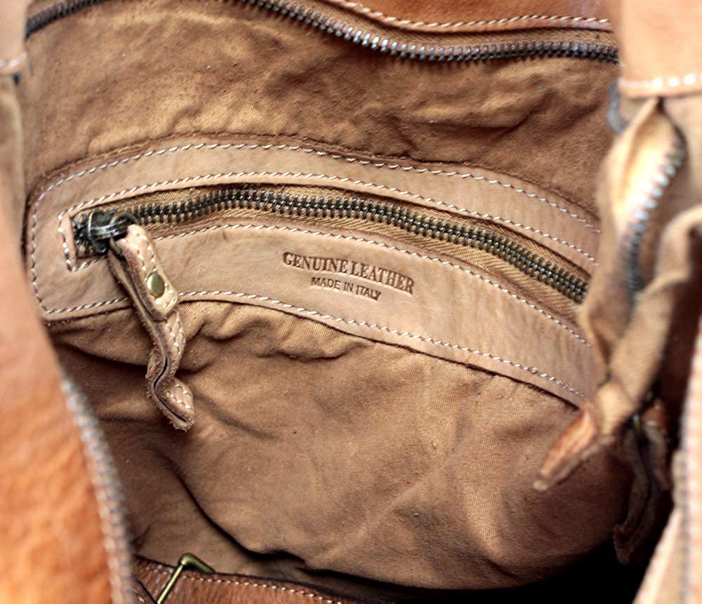 BZNA Bag Napoli schwarz Italy Designer Damen Handtasche Ledertasche Schultertasche Tasche Leder Shopper Neu