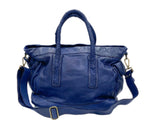 Load image into Gallery viewer, BZNA Bag Renata Blau Italy Designer Damen Ledertasche Handtasche
