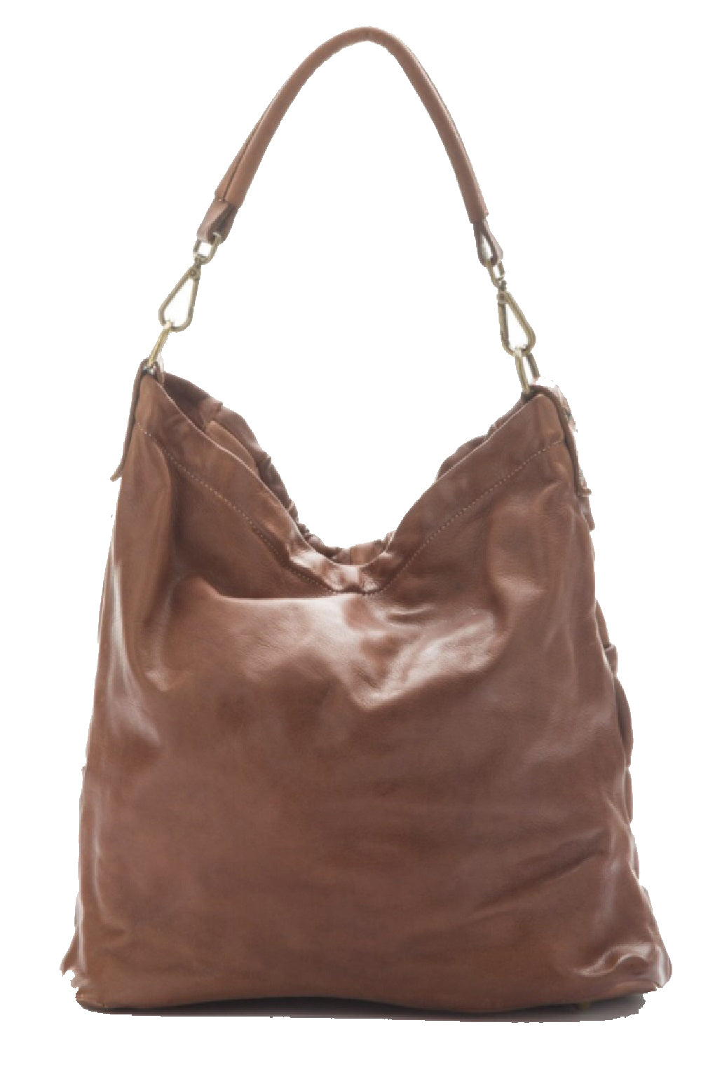 BZNA Bag Santino Senf gelb Italy Designer Damen Handtasche Schultertasche Tasche