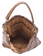 Load image into Gallery viewer, BZNA Bag Santino braun Italy Designer Damen Handtasche Schultertasche Tasche
