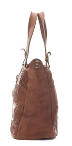BZNA Bag Belva gelb Italy Designer Damen Handtasche Schultertasche Tasche