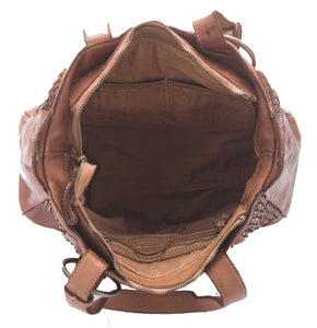 BZNA Bag Belva grau Italy Designer Damen Handtasche Schultertasche Tasche